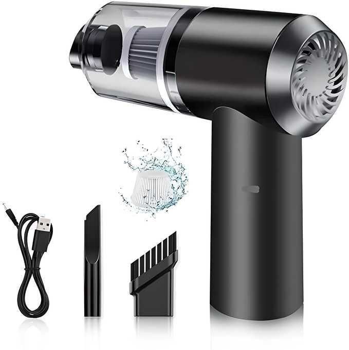 Portable Vacuum Suction Cleaner – Wireless Air Duster for Car, Keyboard & Home