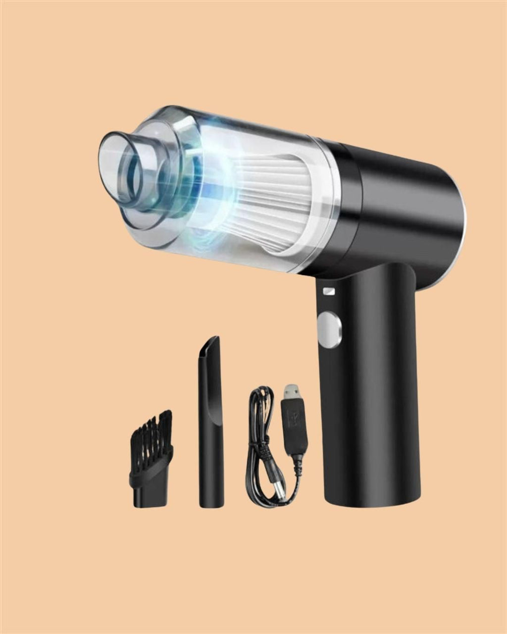 Portable Vacuum Suction Cleaner – Wireless Air Duster for Car, Keyboard & Home