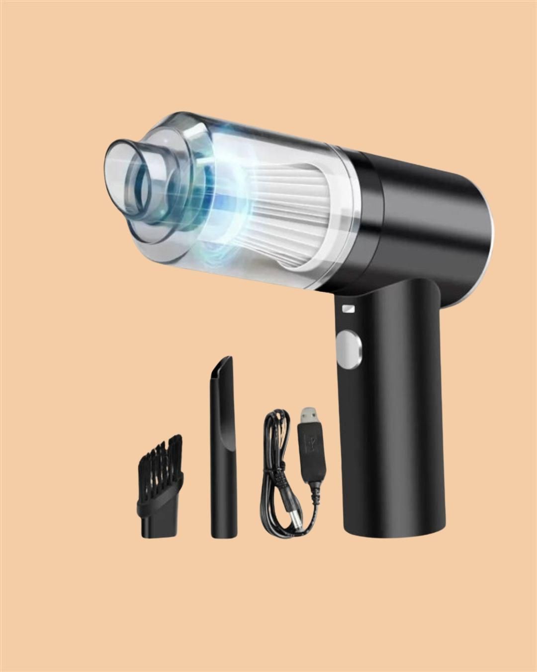 Portable Vacuum Suction Cleaner – Wireless Air Duster for Car, Keyboard & Home