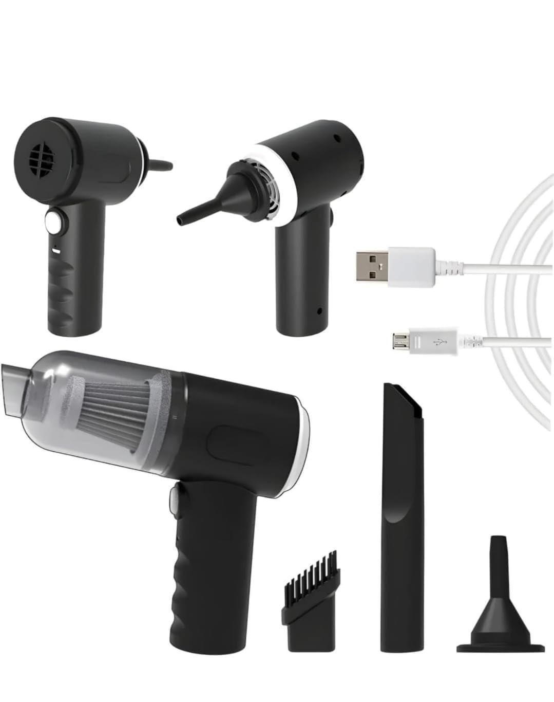 Portable Vacuum Suction Cleaner – Wireless Air Duster for Car, Keyboard & Home